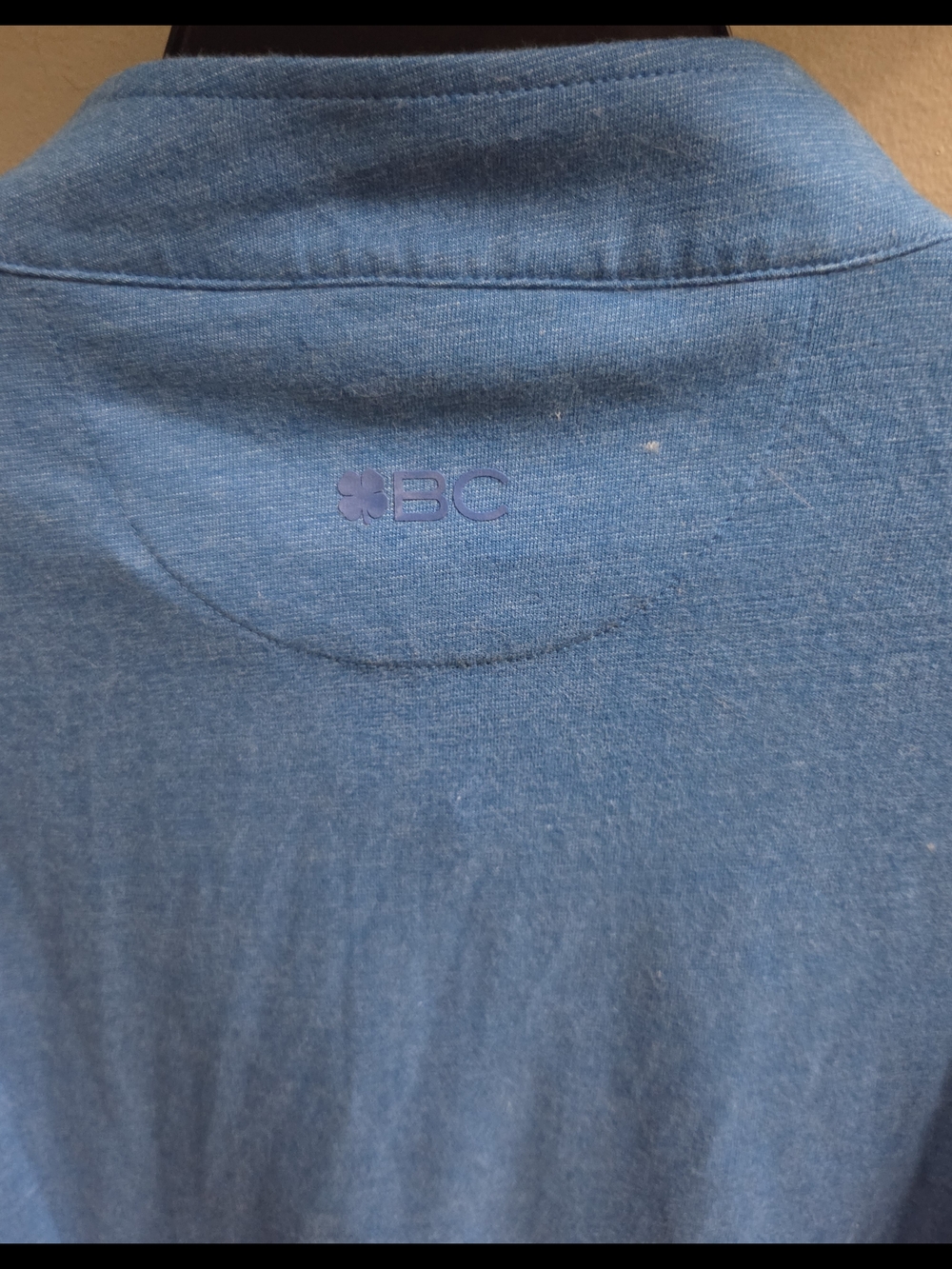Black Clover - NWT-Pullover Mens XL Blue 1/4 Zip Golf Long Sleeve Performance - Picture 6 of 6